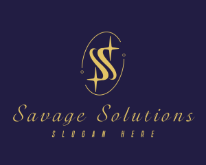 Premium Sparkling Letter S logo design