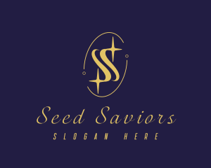 Premium Sparkling Letter S logo design