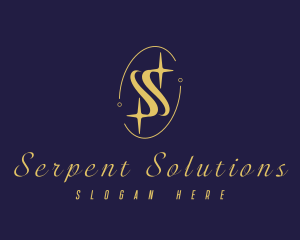 Premium Sparkling Letter S logo design