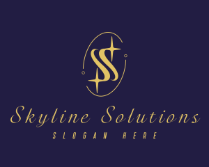 Premium Sparkling Letter S logo design