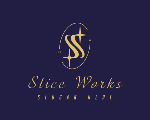 Premium Sparkling Letter S logo design