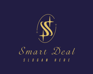 Premium Sparkling Letter S logo design