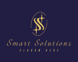 Premium Sparkling Letter S logo design