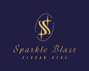 Premium Sparkling Letter S logo design