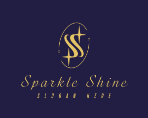 Premium Sparkling Letter S logo design