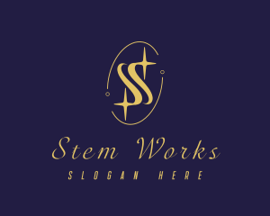 Premium Sparkling Letter S logo design