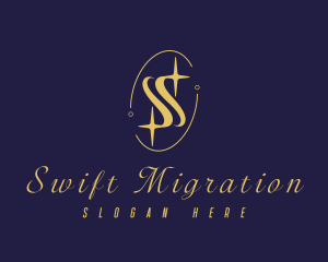 Premium Sparkling Letter S logo design