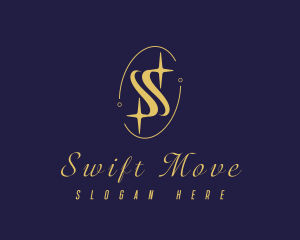 Premium Sparkling Letter S logo design