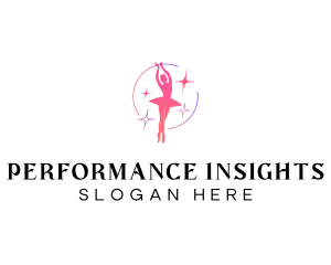 Ballerina Dance Performer logo