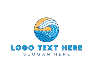 Sea Ocean Waves logo