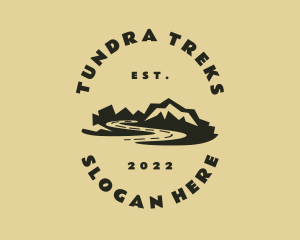 Mountain Hiking Travel logo design