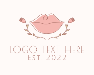 Floral Cosmetic Lips logo