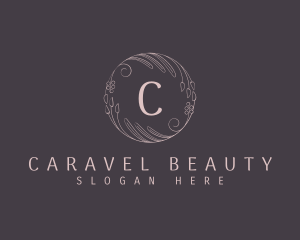 Floral Ornament Circle logo design