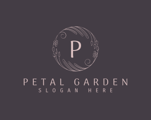 Floral Ornament Circle logo design