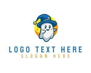 Ghost Video Game Character logo