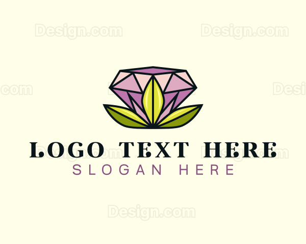 Diamond Jewelry Crystal Logo