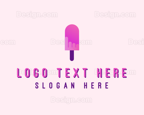 Ice Cream Popsicle Logo