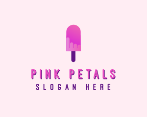 Ice Cream Popsicle logo design