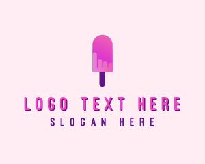 Cream - Ice Cream Popsicle logo design