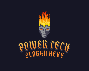 Angry Fiery Man logo