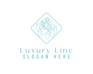 Luxury Jeweler Hand logo design