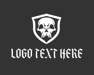 Gaming Skull Head logo