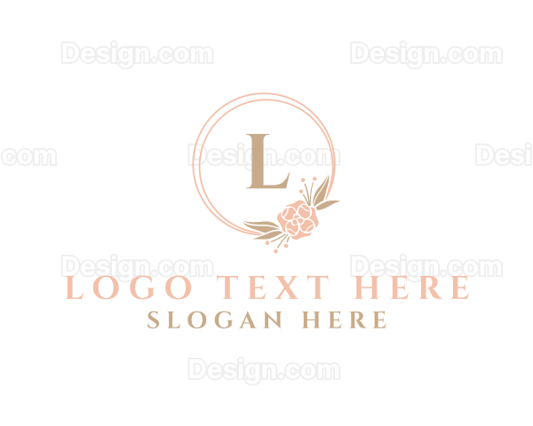 Bride Flower Event Organizer Logo