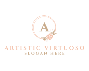 Bride Flower Event Organizer logo design