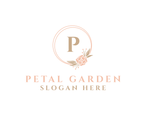 Bride Flower Event Organizer logo design