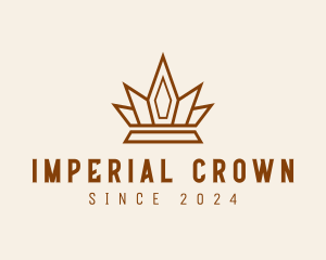 Bronze Emperor Crown logo design