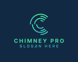 Professional Company Letter C logo design