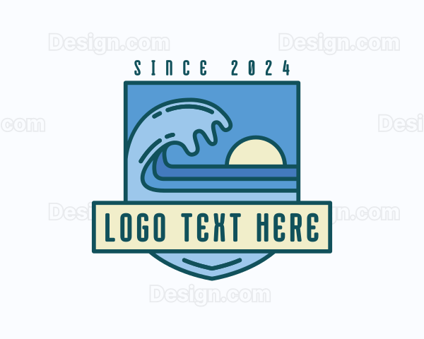 Coast Sea Surfing Logo