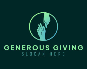 Helping Hand Charity logo design