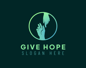 Helping Hand Charity logo design