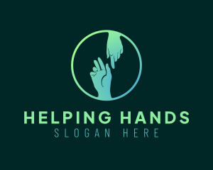 Helping Hand Charity logo design