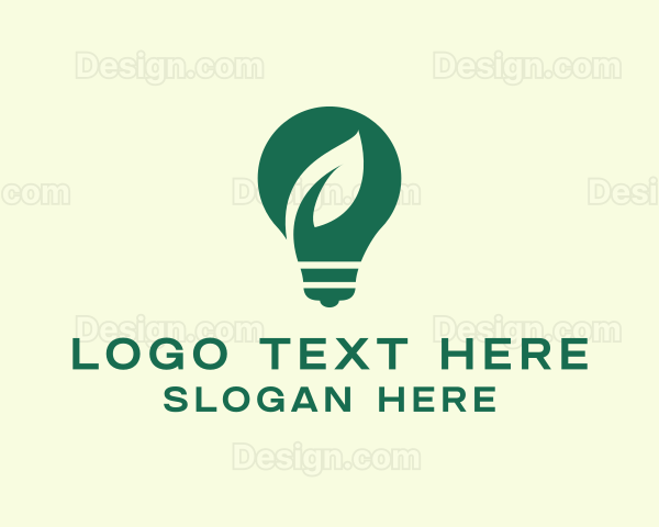 Eco Electric Lightbulb Logo