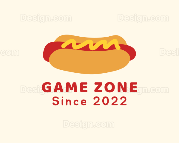 Hot Dog Snack Sandwich Logo