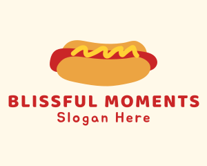 Hot Dog Snack Sandwich Logo