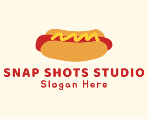 Hot Dog Snack Sandwich Logo