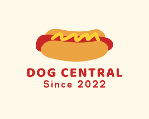 Hot Dog Snack Sandwich logo design