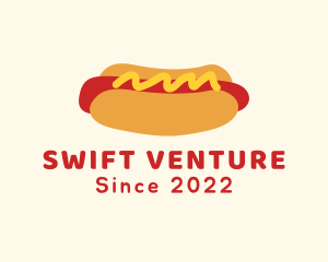 Hot Dog Snack Sandwich logo design