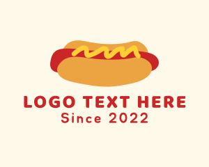 Bun - Hot Dog Snack Sandwich logo design