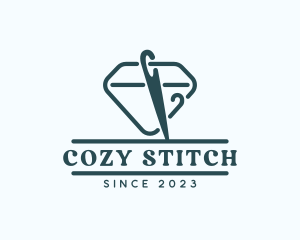 Needle Knitting Crochet logo design