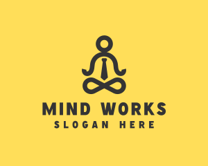 Employee Yoga Meditation logo design