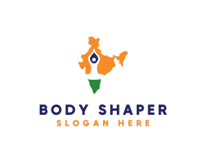 India Human Meditation logo design