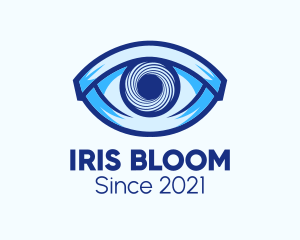 Blue Hypnosis Eye logo