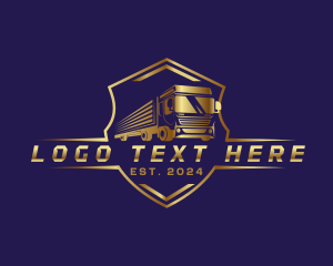 Truck Shipping Delivery logo