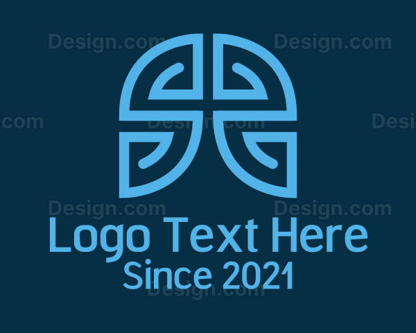 Blue Labyrinth Window Logo