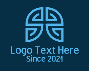 Blue Labyrinth Window logo