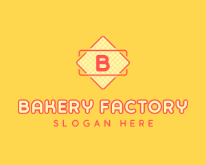 Wafer Waffle Bakery logo design